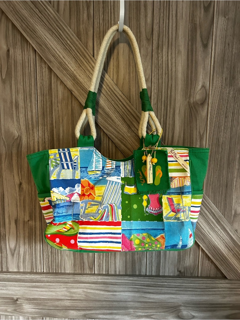Paul Brent "Seaside Collection" Nautical Canvas Tote 🌊